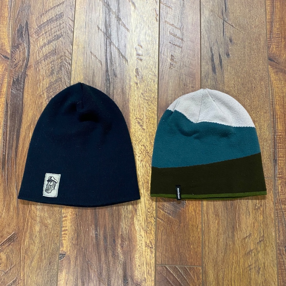Two beanies patagonia